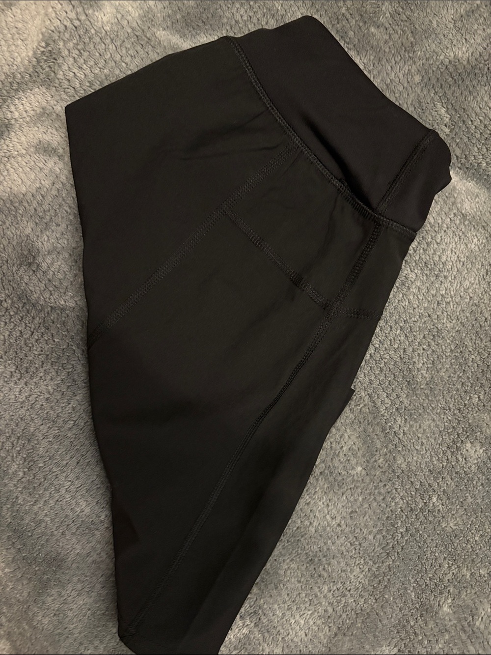 High-Waisted Black Athletic skort